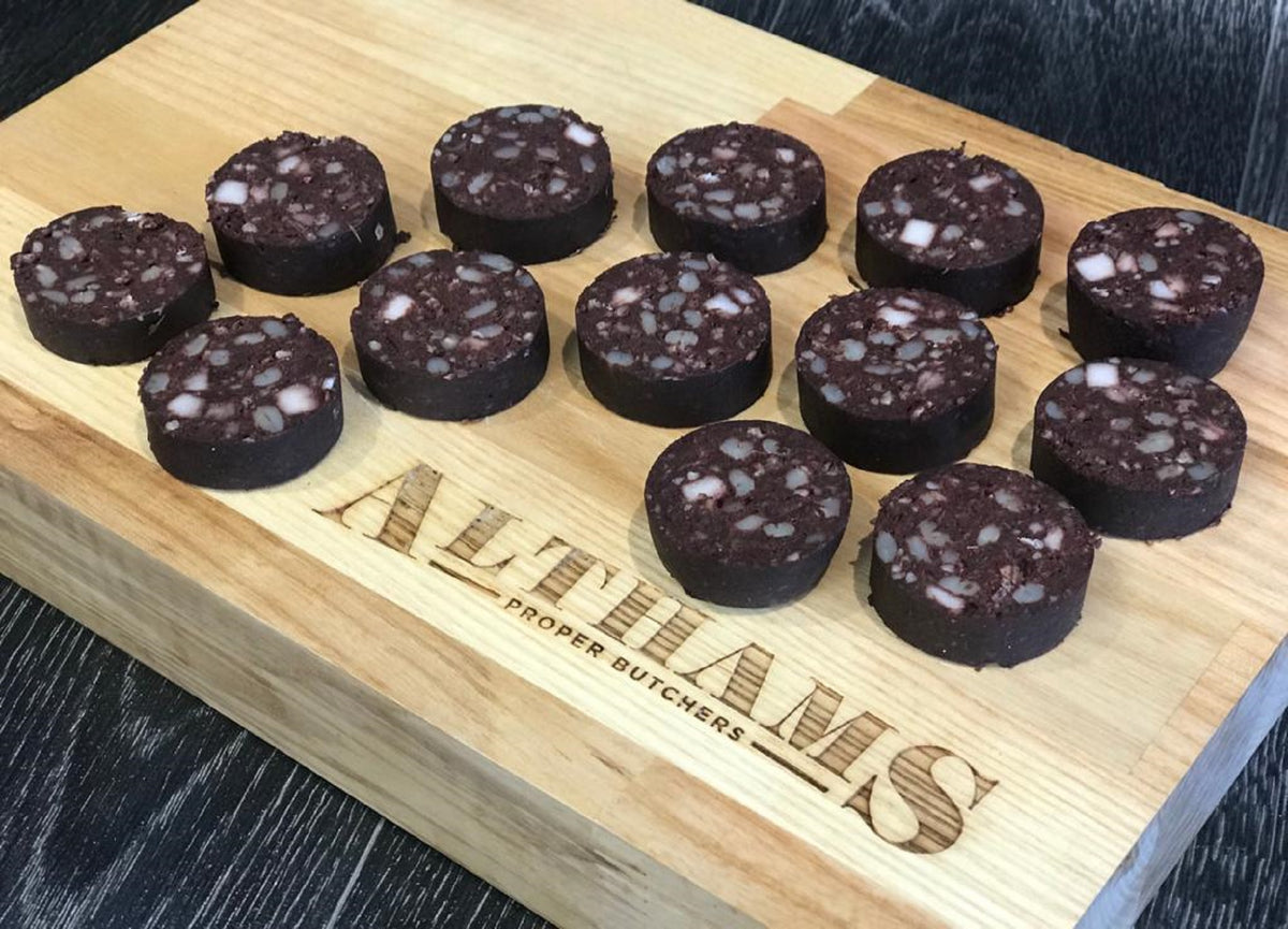 Real Lancashire Black Pudding Althams Butchers