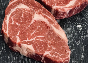 28 Day Dry Aged British Grass Fed Rib Eye Steaks (2x284g